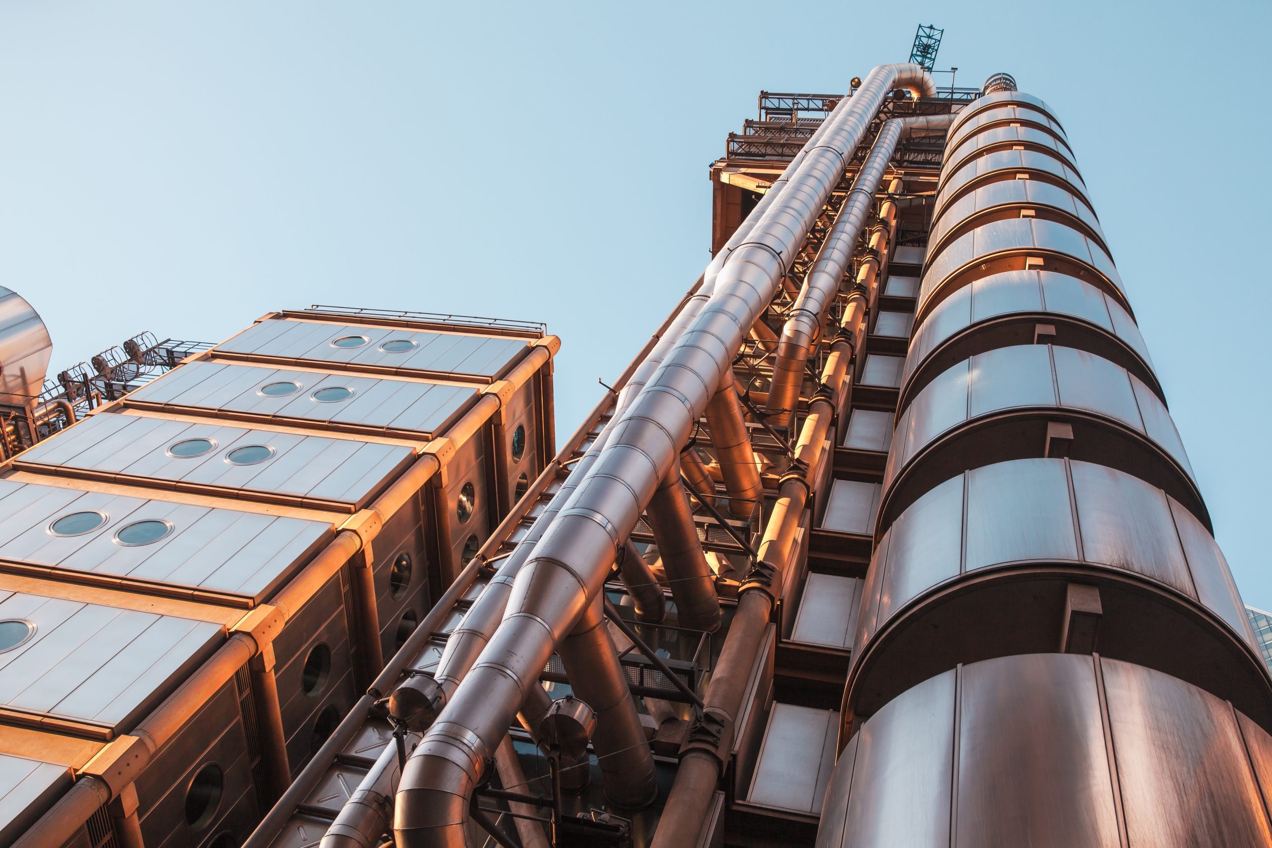 The Lloyd's building, in Central London